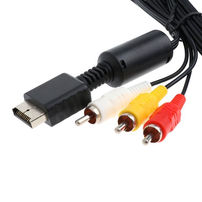 AV Composite Cable For Sony PS3/PS2/PS1 Audio Video Cord TV Adapter