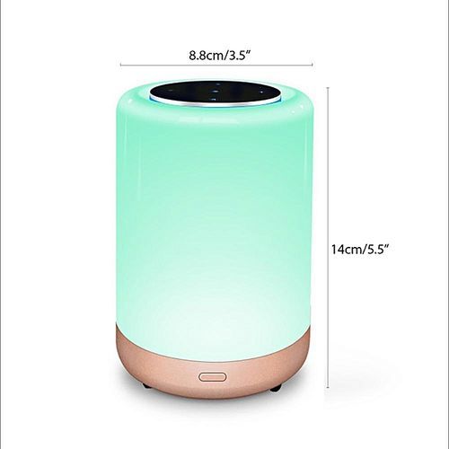 Bluetooth Speaker Lamp, Touch Sensor Bedside Lamp Colour Changing Speaker Light, Timing Function, Support NFC Connection APP Control, Best Gift For Kids, Friends, Party, Bedroom, Outdoor. HT-S