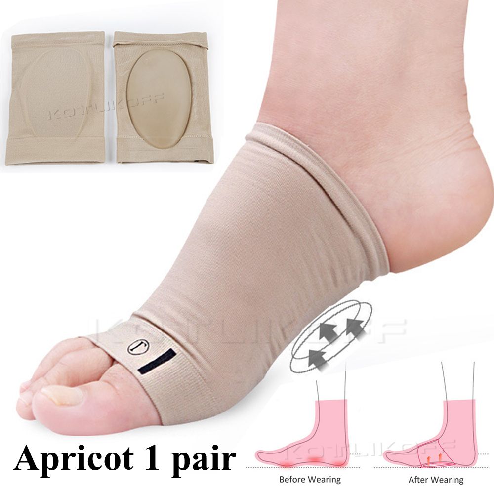 Orthotic Insoles Arch Support Sleeves Plantar Fasciitis Heel Spurs Foot Care