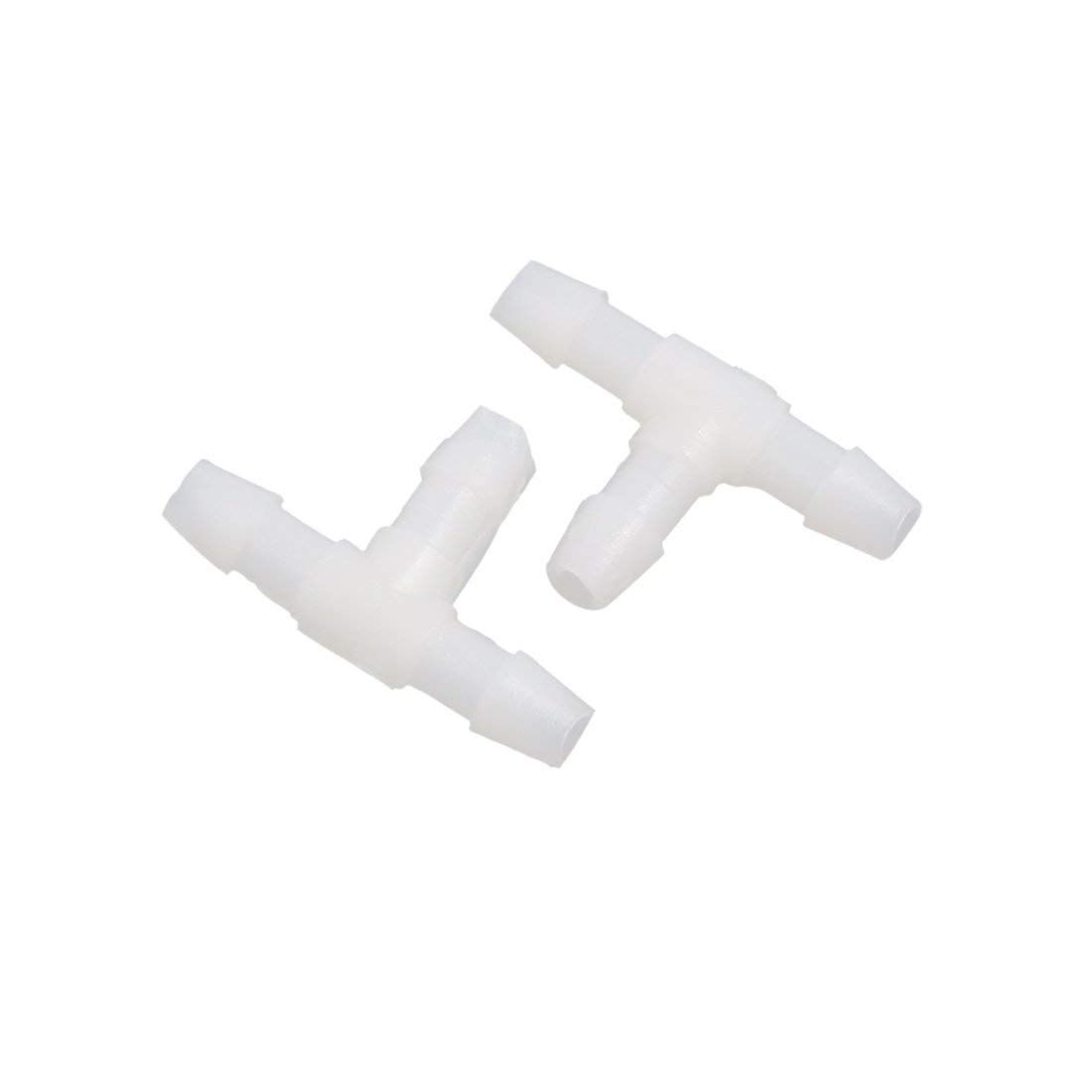 20pcs 3mm Inner Dia T Piece Hose Joiner Plastic Pi