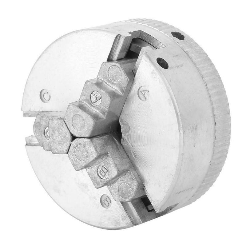 Z011 Zinc Alloy 3-Jaw Lathe Chuck Clamps Wood Drill Chucks