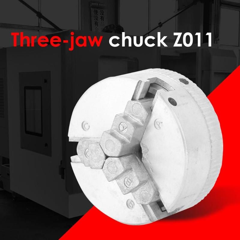 Z011 Zinc Alloy 3-Jaw Lathe Chuck Clamps Wood Drill Chucks