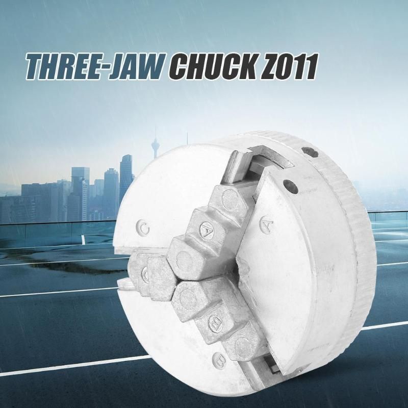 Z011 Zinc Alloy 3-Jaw Lathe Chuck Clamps Wood Drill Chucks