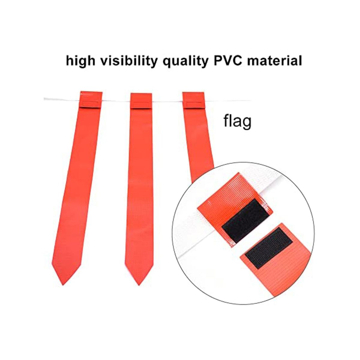 Flag Football Set-14Pcs Belts With 42 Flags(21 Red and 21