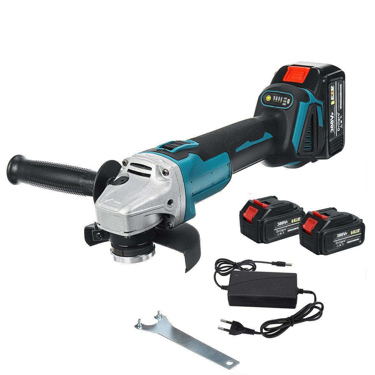 Drillpro 125mm Brushless Electric Angle Grinder Rechargeable