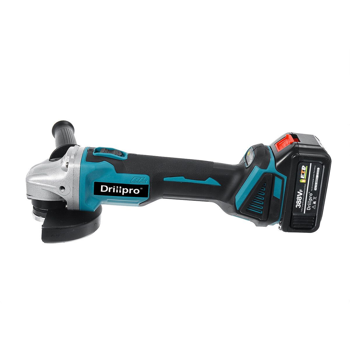 Drillpro 125mm Brushless Electric Angle Grinder Rechargeable