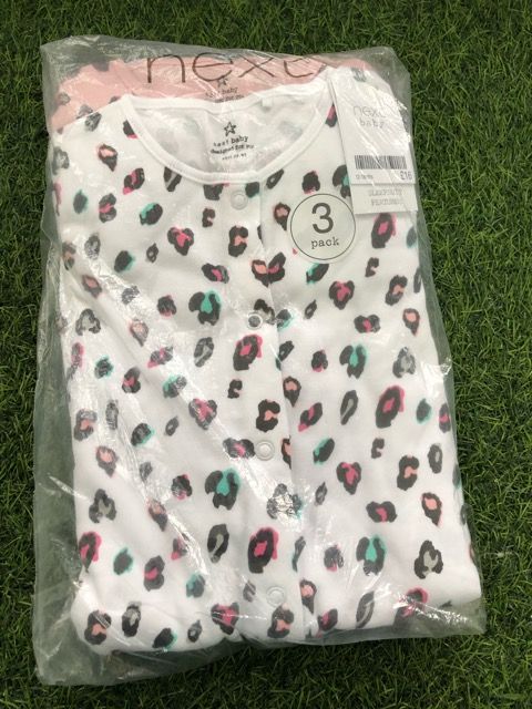 Baby Stoney Dot 3pcs Sleepsuit