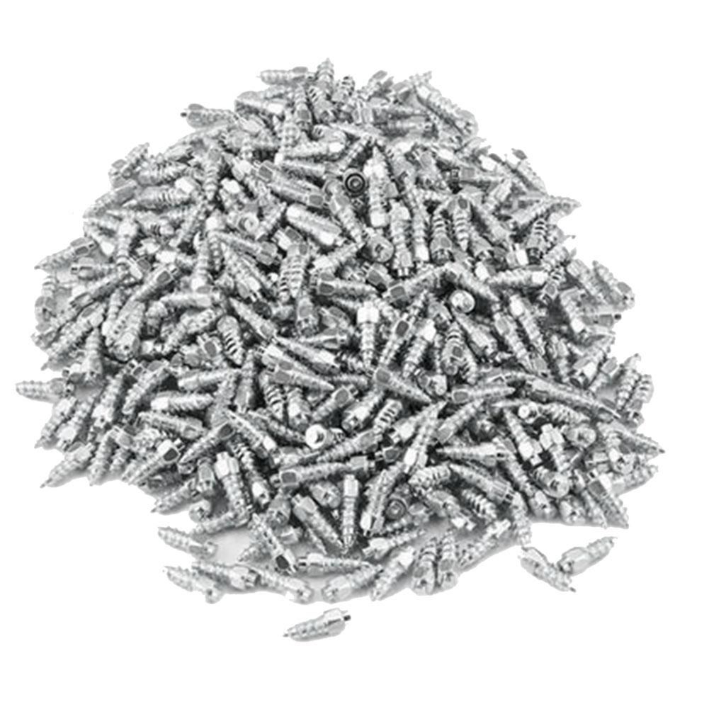 200PCS 4X12mm Wheel Lugs Snow Screw Tire Studs Anti Skid Falling Spikes for Car Motorcycle Bicycle