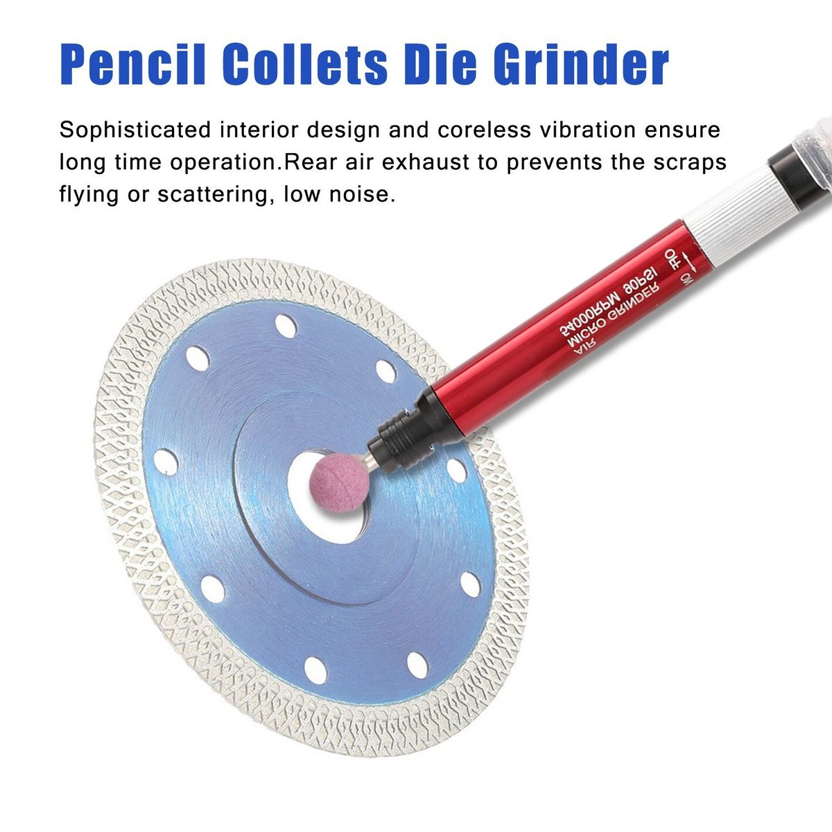 Universal Pneumatic Air Pencil Pencil Collets Die Grinder