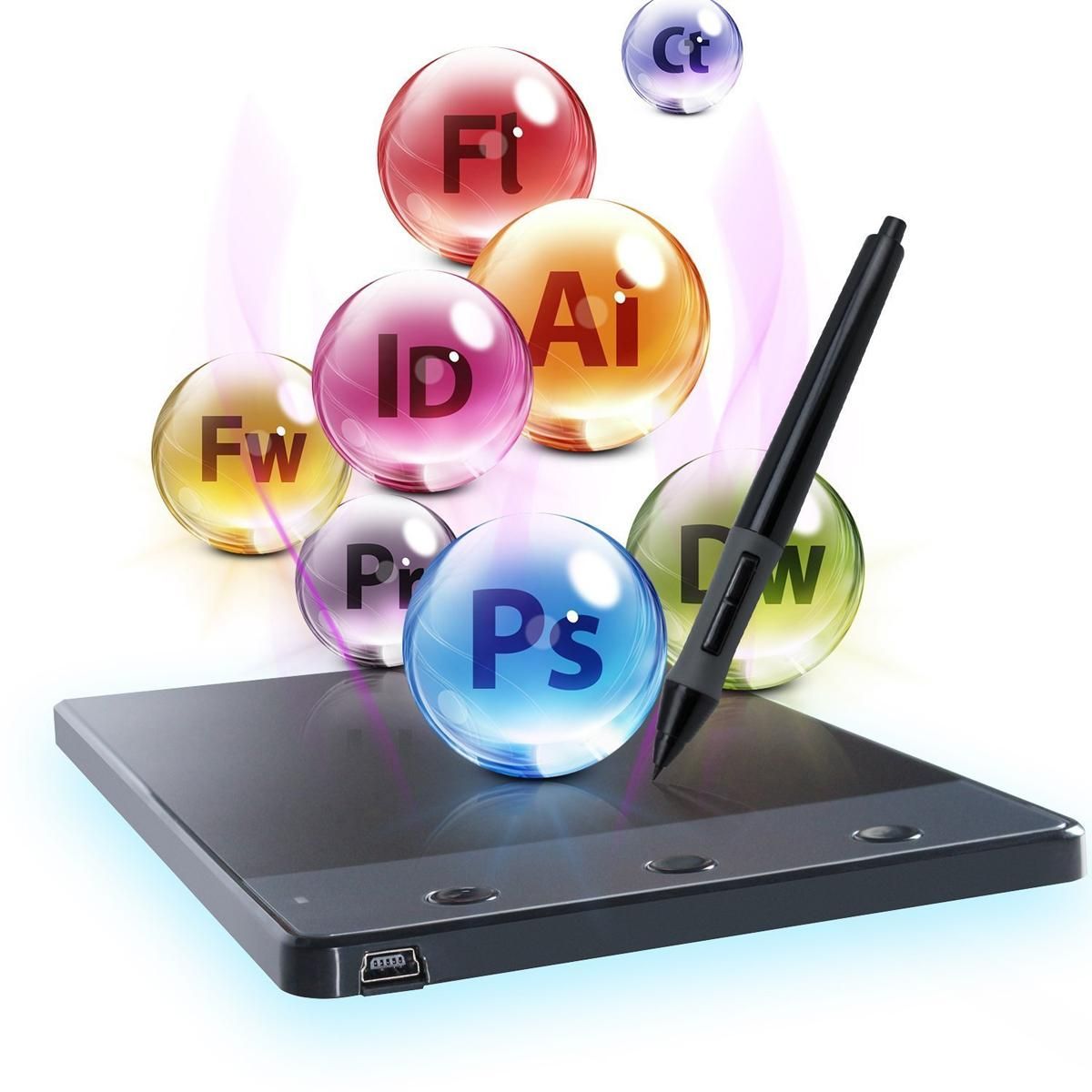 Huion H420 4" X 2.23" USB Art Design Graphics Tablet Drawing Pad With Digital Pen