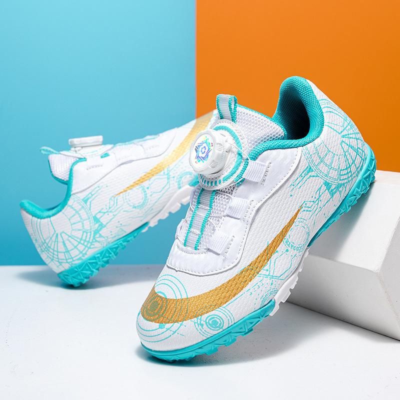 Children's soccer shoes training soccer shoes White