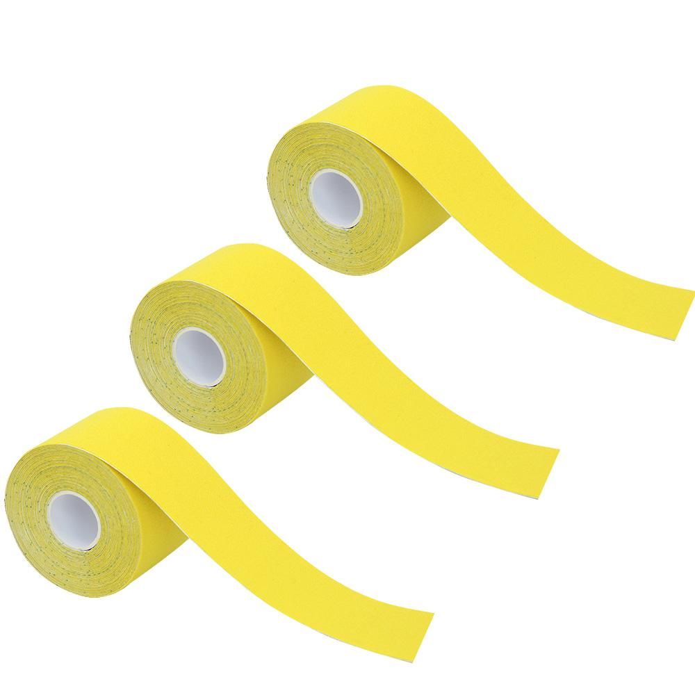 3 Rolls Performance Adhesive Athletic Tape Breathable Elastic Kinesiology Tape