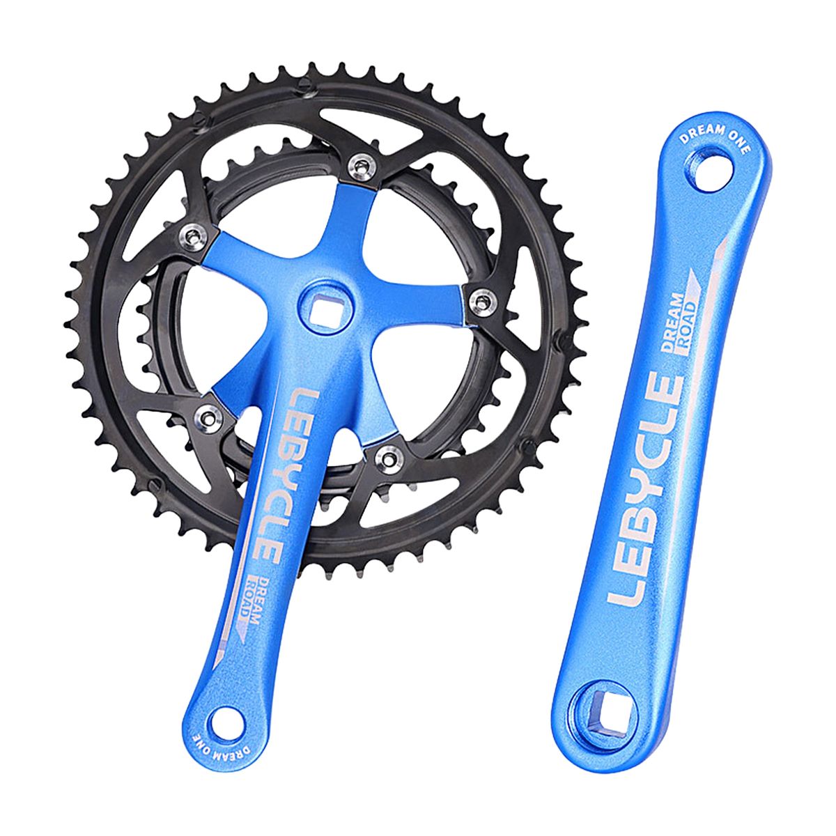 1 Set Chainring Crank Anti Rust Chainring Crank Blue