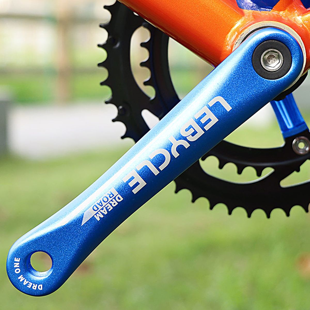 1 Set Chainring Crank Anti Rust Chainring Crank Blue