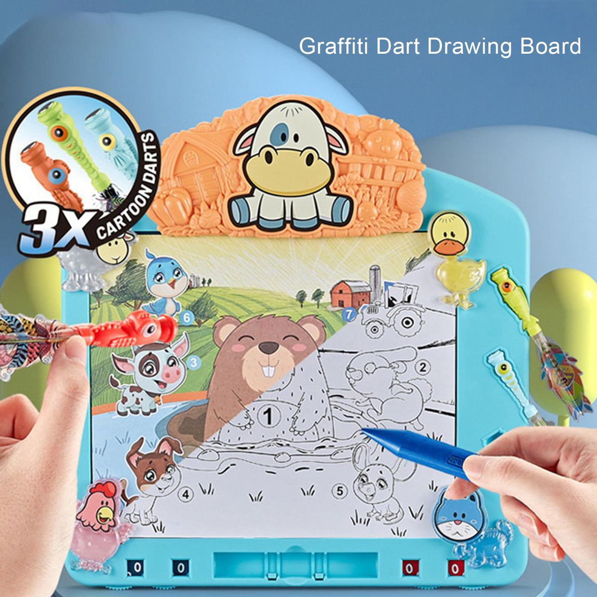 1 Set Magnetic Board Magnetic Suction Toy
