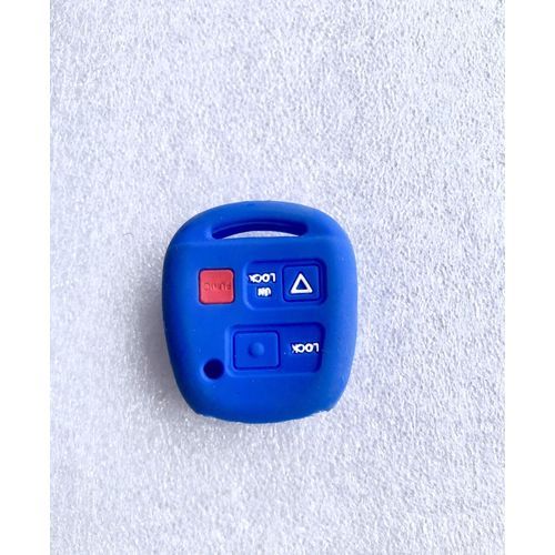 Lexus  Silicone Car Remote Key Shell Case Cover Blue