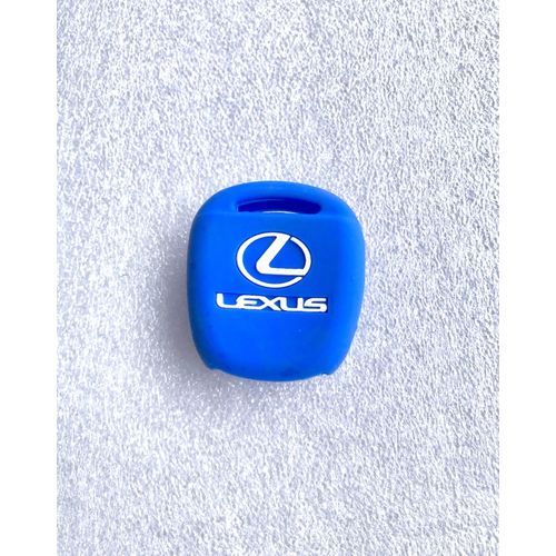 Lexus  Silicone Car Remote Key Shell Case Cover Blue