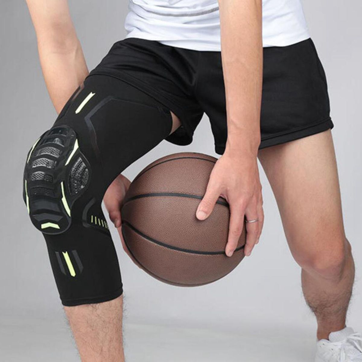 Knee Elbow Safety Guard Body Protective Gear Knee Black XL