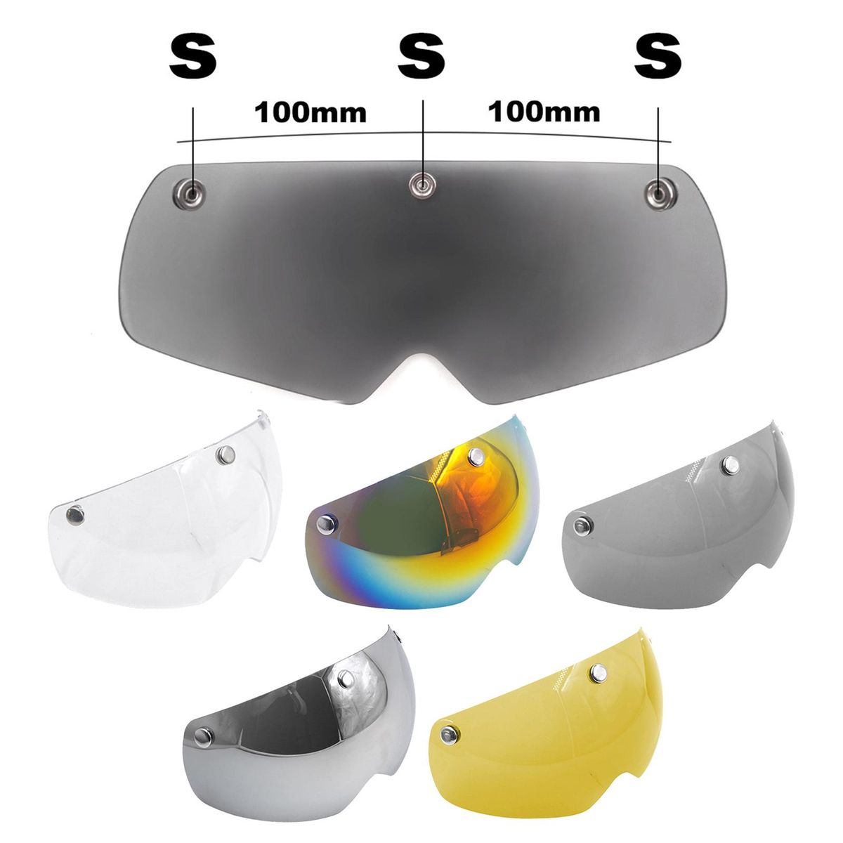 Magnetic  Removable  Eye Fit For Road Bicycle Silver