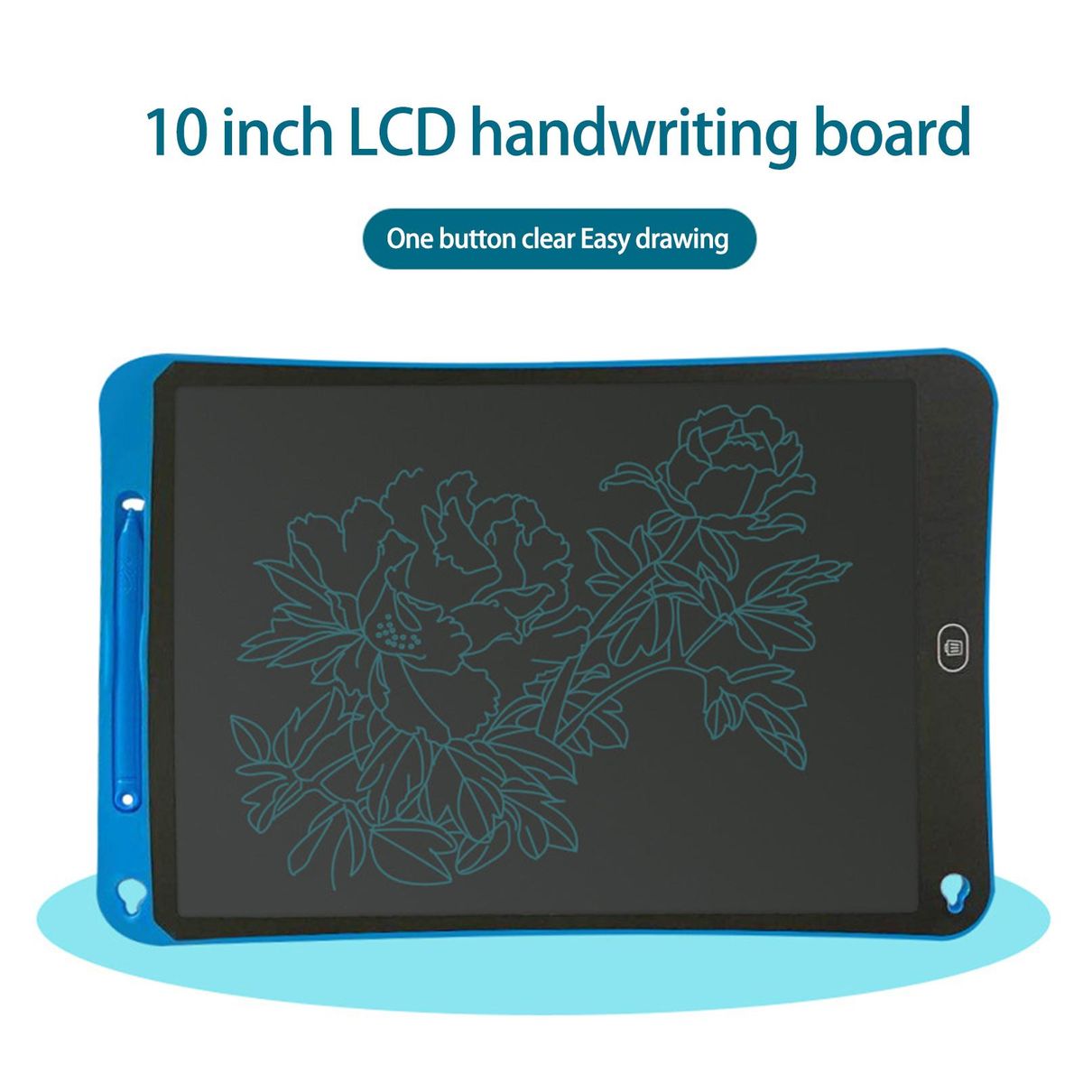 Handwriting Pad Battery Operated Graphic Board Blue