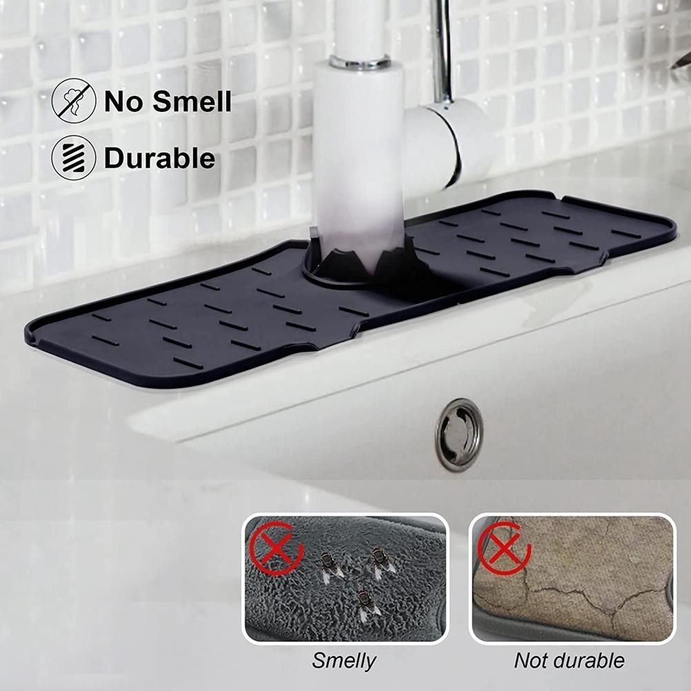Kitchen Faucet Sink Splash Guard, Faucet Water Catcher,