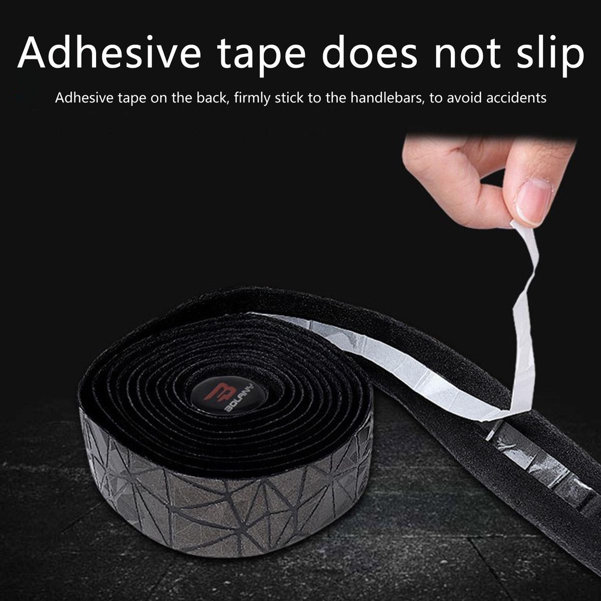2Pcs Handlebar Wrap Durable Cool Handlebar Wrap Grey