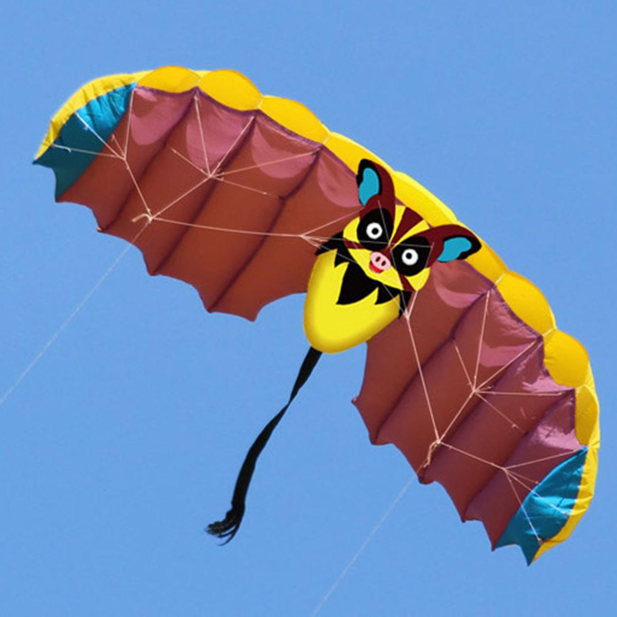 Bat Design Kite Dual Line Flying Kites Beach Kite For Outdoor Hiking
