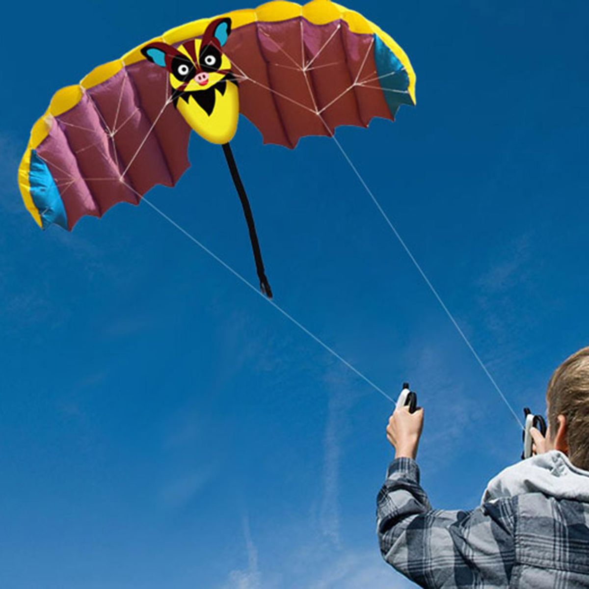 Bat Design Kite Dual Line Flying Kites Beach Kite For Outdoor Hiking