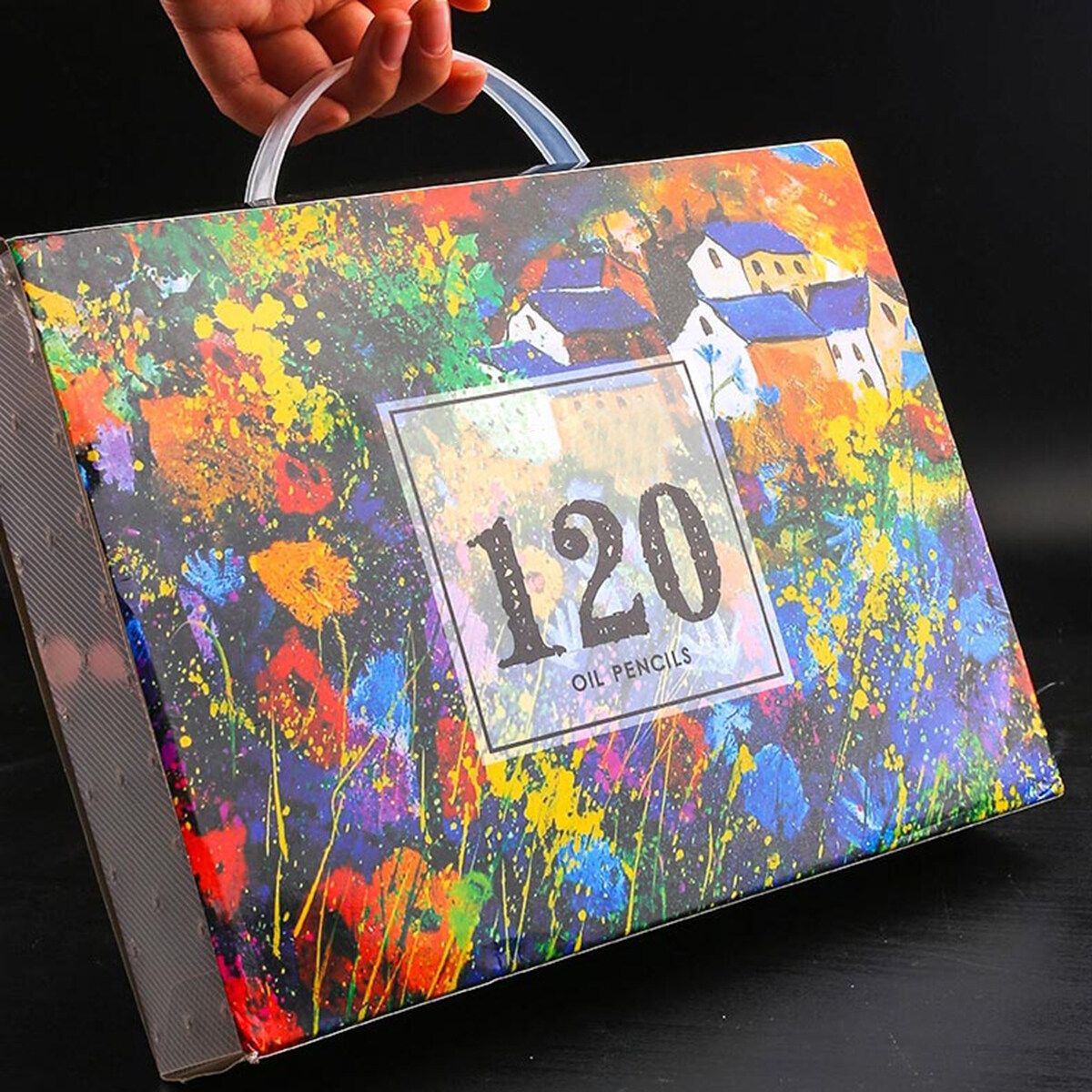 Professional Oil Colored Pencils Set Artist Sketching Wood Pencil School Art Supplies 48/72/120/160 Colors 120 Colors