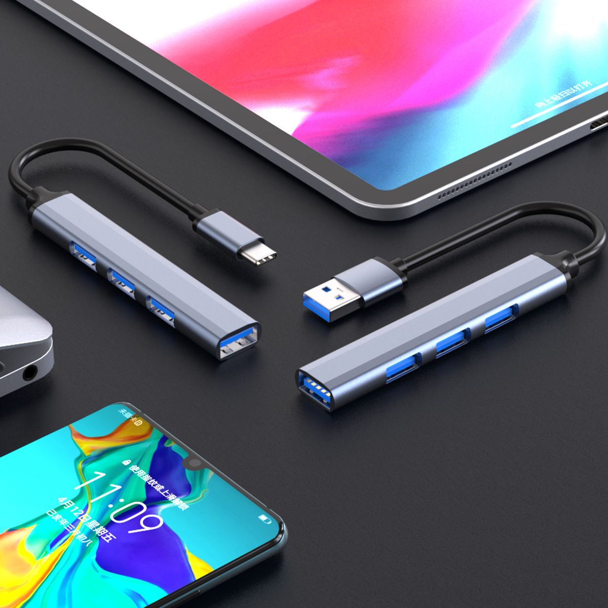 Usb Extender Multi-function One Drag Four Hub Hub Hub