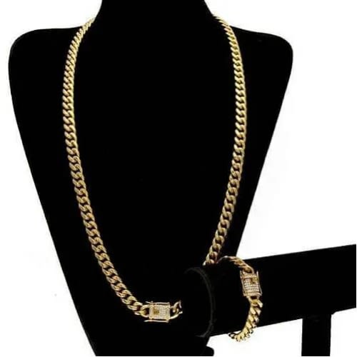 Cuban Chain And Bracelet