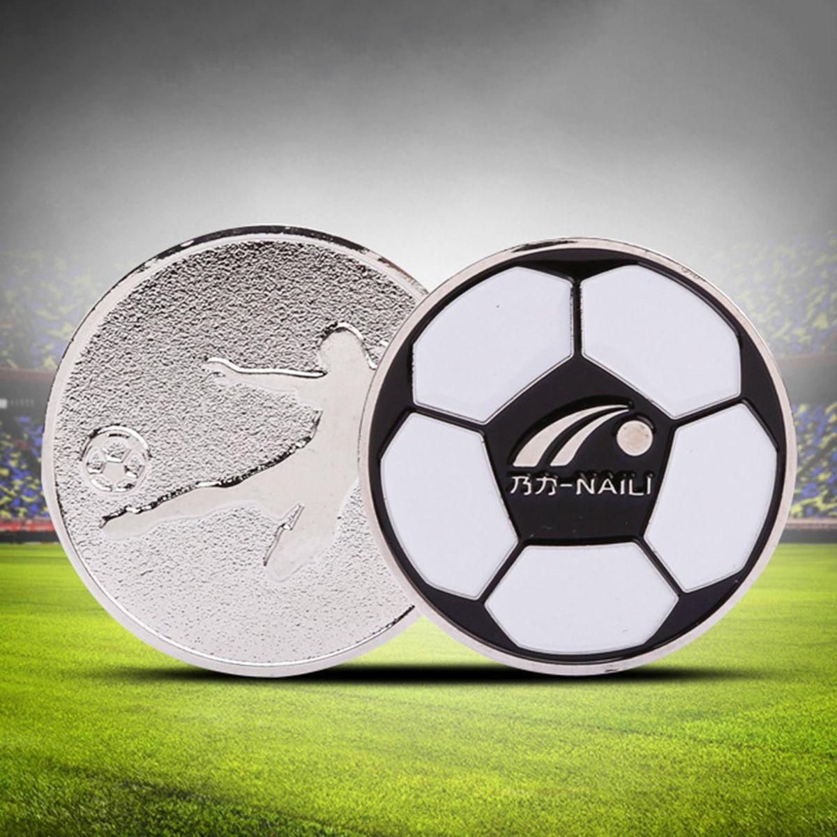 Referee Toss Coins Football Flip Coins Judge Toss Coins Black White