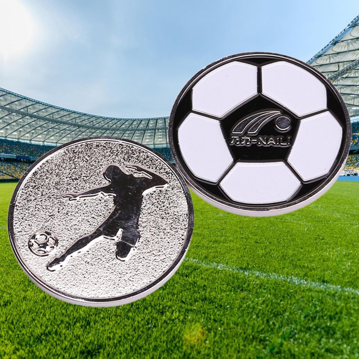 Referee Toss Coins Football Flip Coins Judge Toss Coins Black White