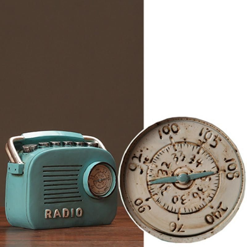 Retro Radio Model Home House Decoration Cabinet Shelf Cafe