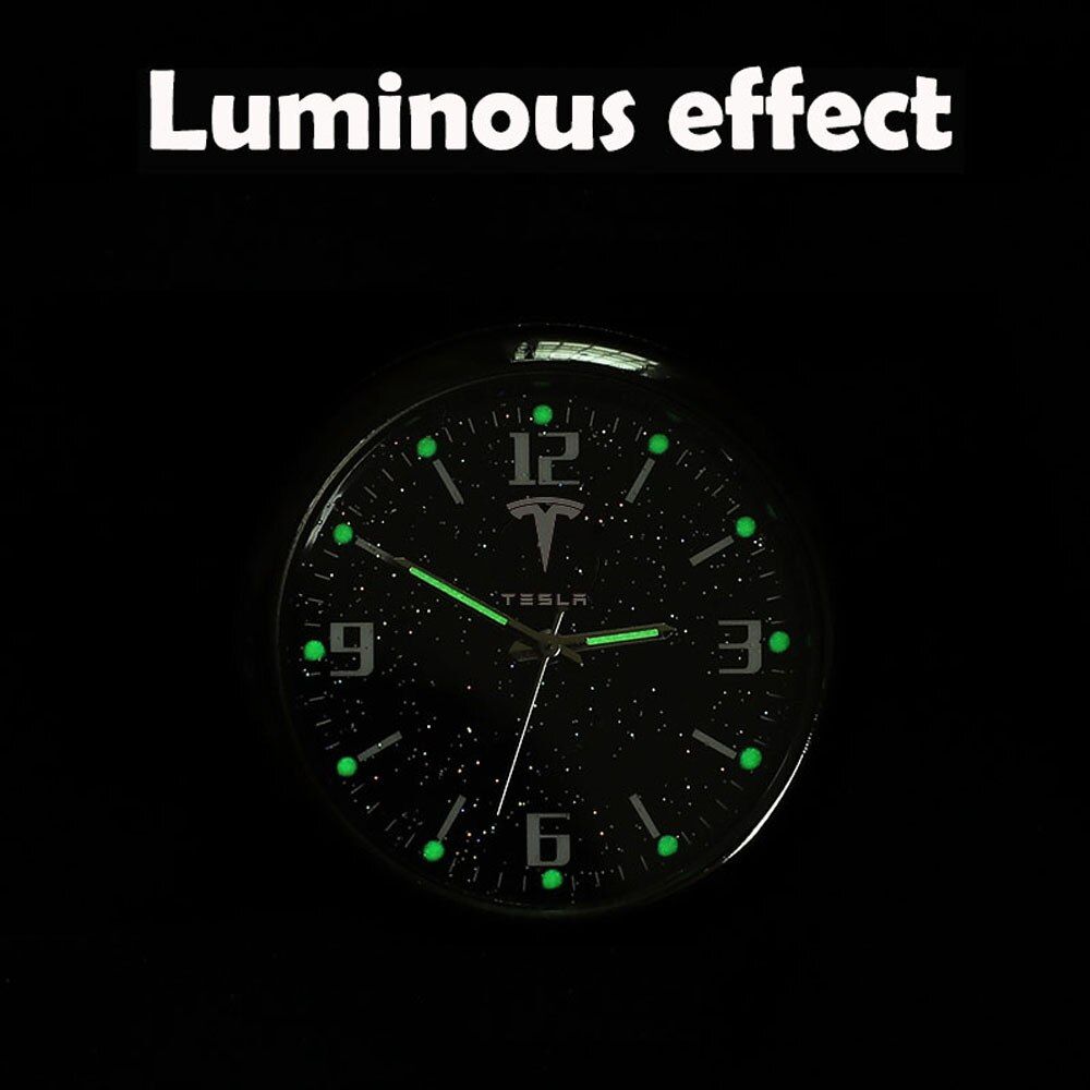Car Clock Refit Interior Luminous Electronic Quartz Ornaments Watch Clock Decoration For Lexus For Audi For BMW For Mercedes