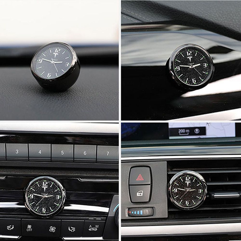 Car Clock Refit Interior Luminous Electronic Quartz Ornaments Watch Clock Decoration For Lexus For Audi For BMW For Mercedes