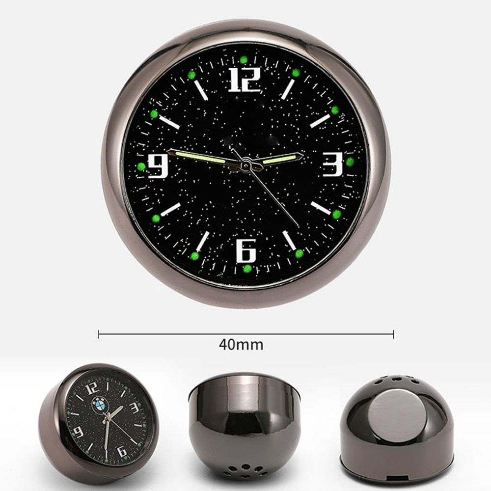 Car Clock Refit Interior Luminous Electronic Quartz Ornaments Watch Clock Decoration For Lexus For Audi For BMW For Mercedes