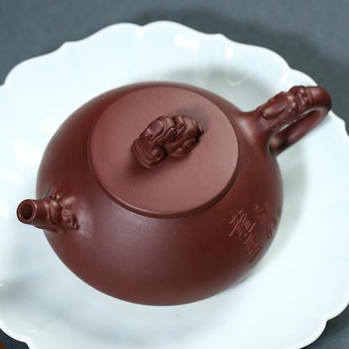 Yixing Teapot Purple Clay Xishi Teapot Black Tea Teaware Product Teapots Jasmine Chinese Theepot Kitchen Supplies