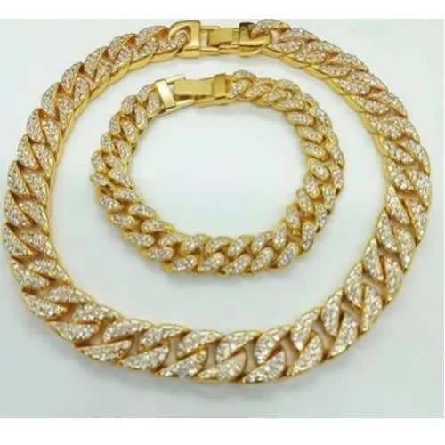 Iced Cubans Chain With Chokers