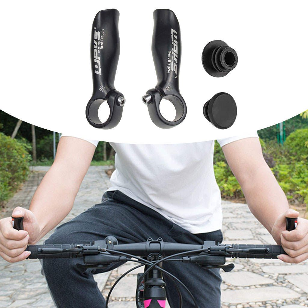 1 Pair Mountain Bike Handlebar Ends With  Black