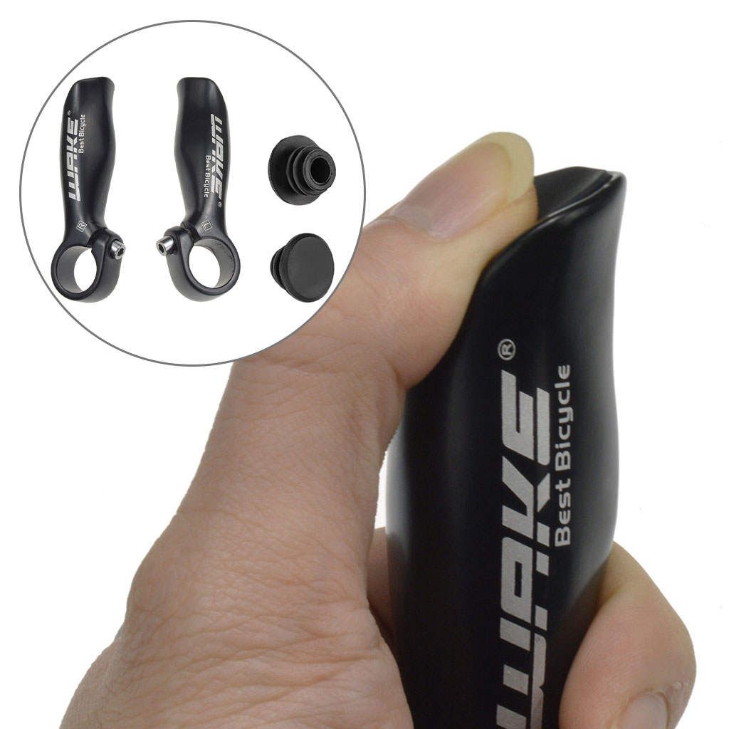 1 Pair Mountain Bike Handlebar Ends With  Black