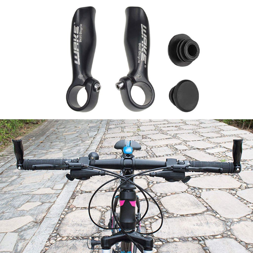 1 Pair Mountain Bike Handlebar Ends With  Black