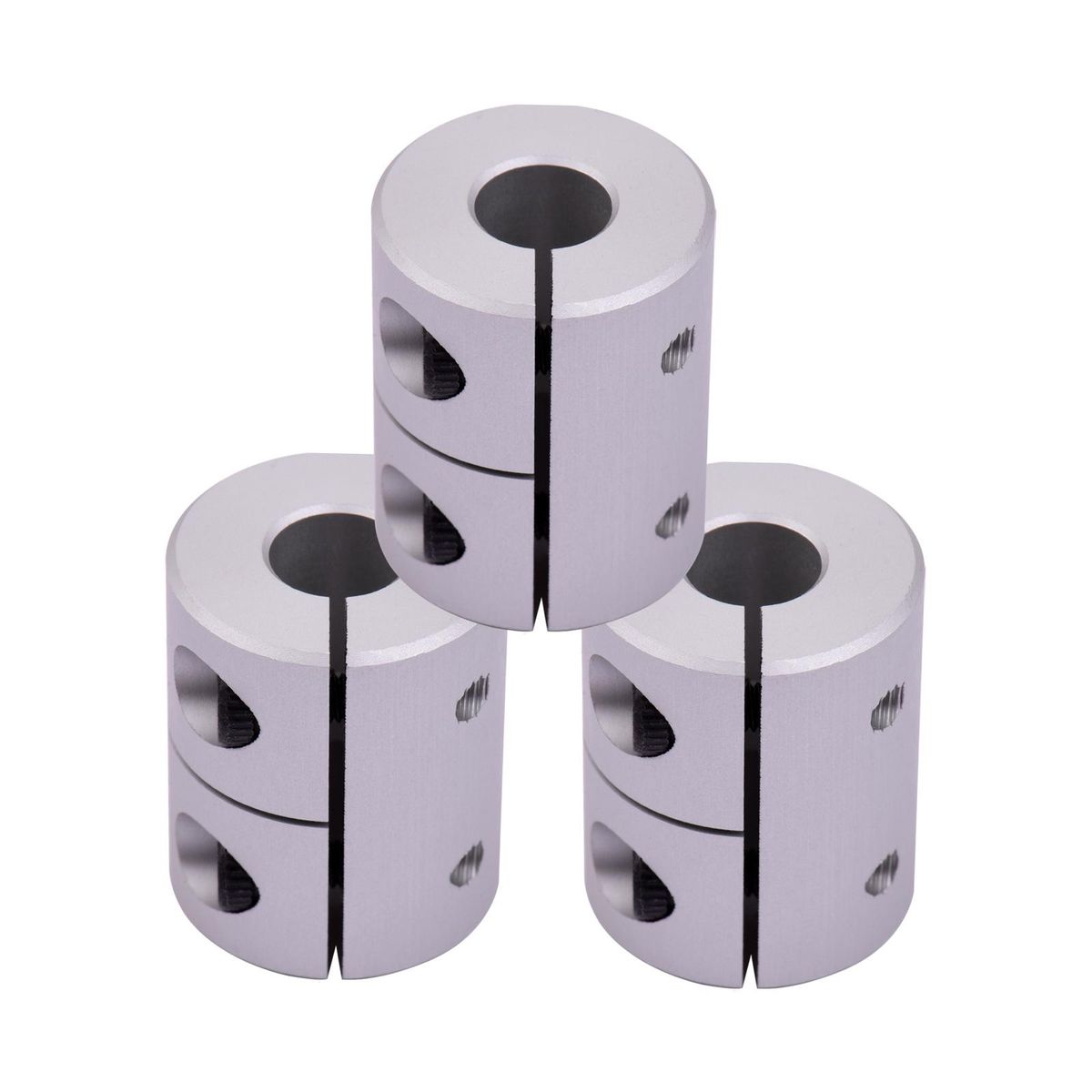 3pcs Rigid Shaft Coupling 5mm to 8mm Bore L23xD18 Shaft Coupler Connector for 3D Printer Stepper Motor CNC Machine
