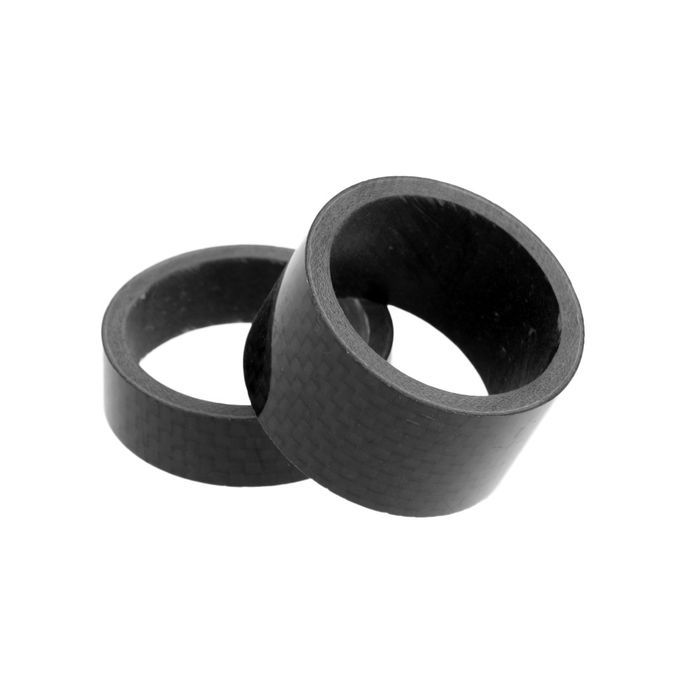 5pcs Bike Bicycle Headset Stem Full Carbon Fiber Spacer Set 1 18 28