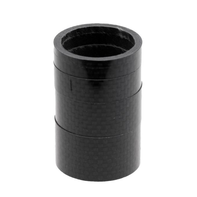 5pcs Bike Bicycle Headset Stem Full Carbon Fiber Spacer Set 1 18 28