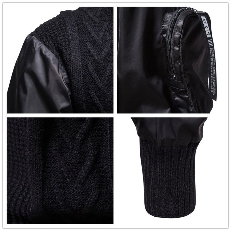 Army Sweater Men Tactical Military Outdoor Patchwork Arm Pocket Designer Pullover-Army