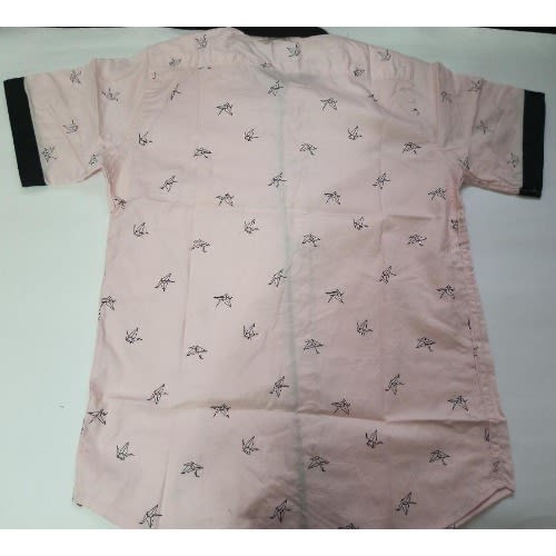 Baby Boy Shirt - Pink/ Black