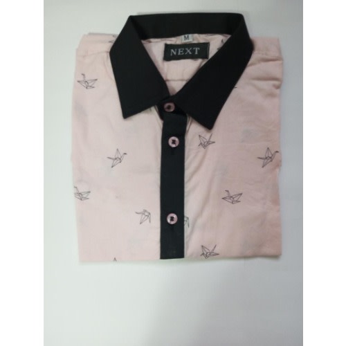 Baby Boy Shirt - Pink/ Black