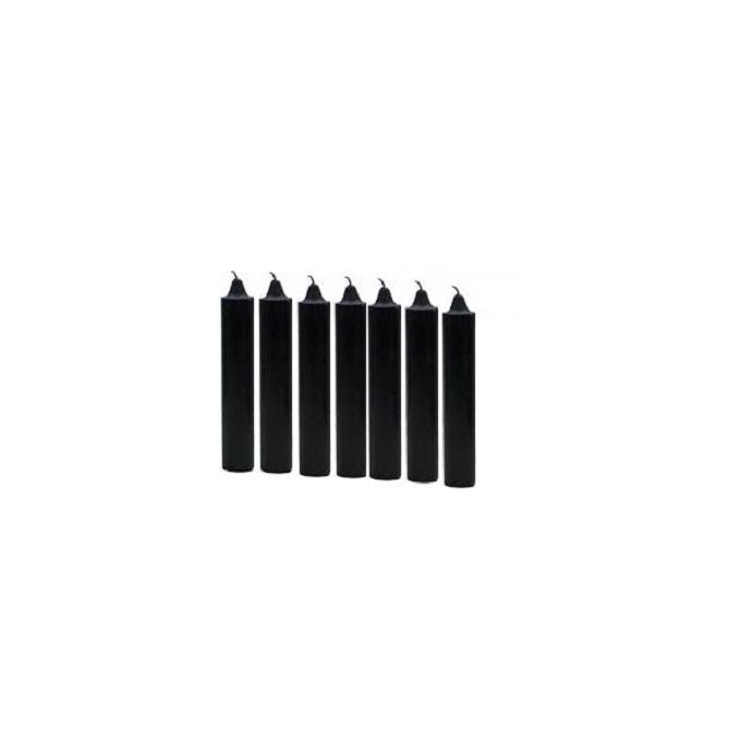 7 Pcs Black  CANDLE