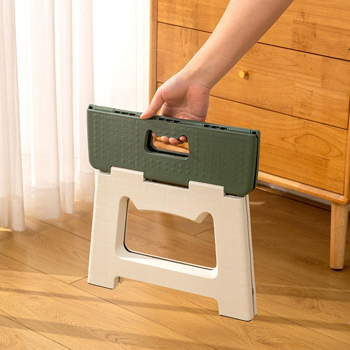 Camping Stool Outdoor Fishing Folding Stool Green